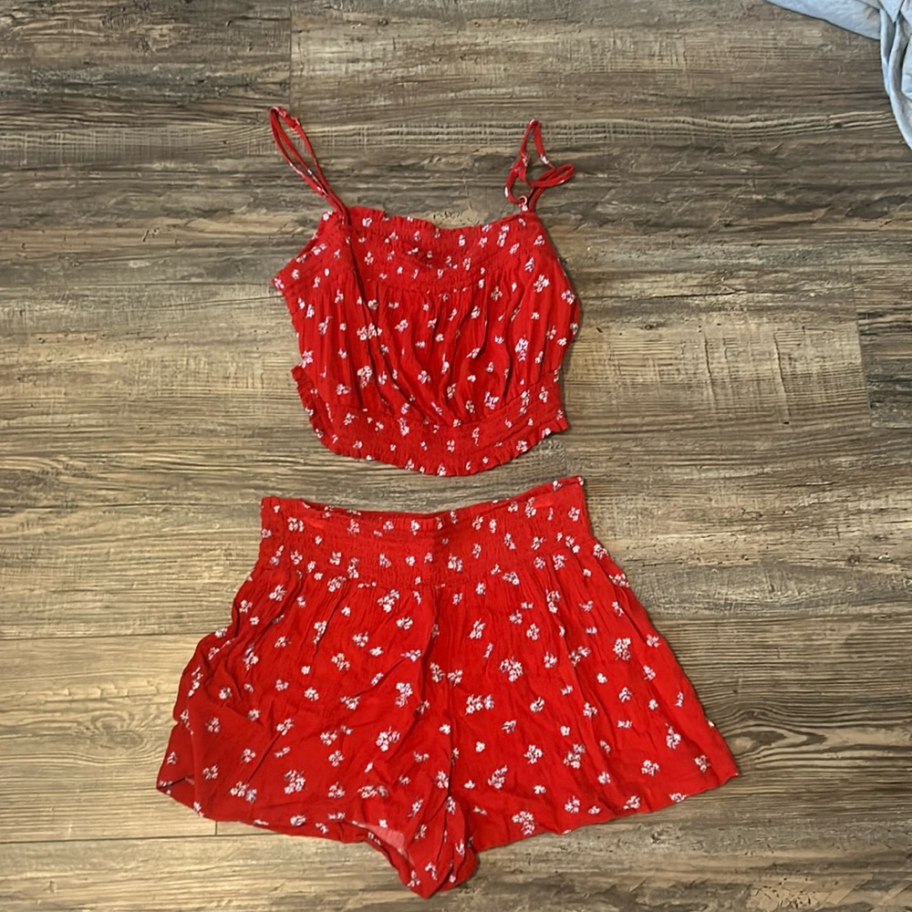 crop top set